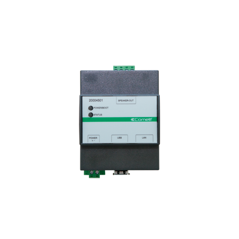 Module lecteur de diffusion sonore sur réseau LAN avec amplificateur