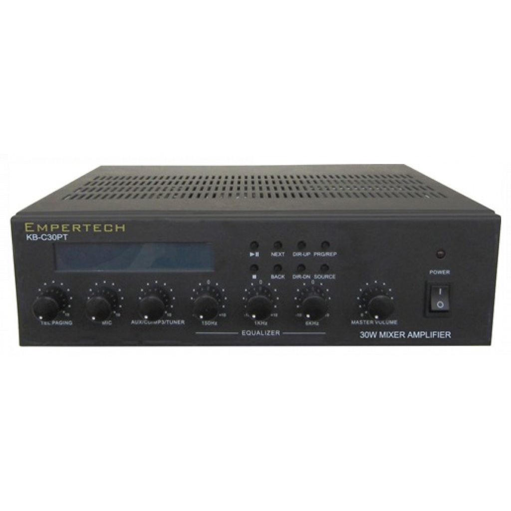 Mélangeur amplificateur 60W avec tuner radio FM et lecteur MP3 