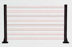 Paire de barrières Portée 100m Technologie RSC Hauteur 1372mm