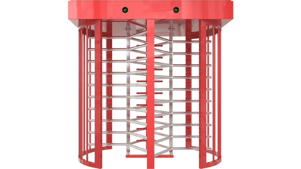 Tambour double bi-directionnel, largeur du passage 480mm, 4 armes 90°