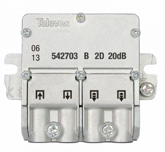 Mini-Dérivateur 5...2400MHz “EasyF” 2D 21dB Intérieur