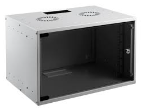 Coffret 19'' 7U, profondeur 400 mm, Noir RAL 9005