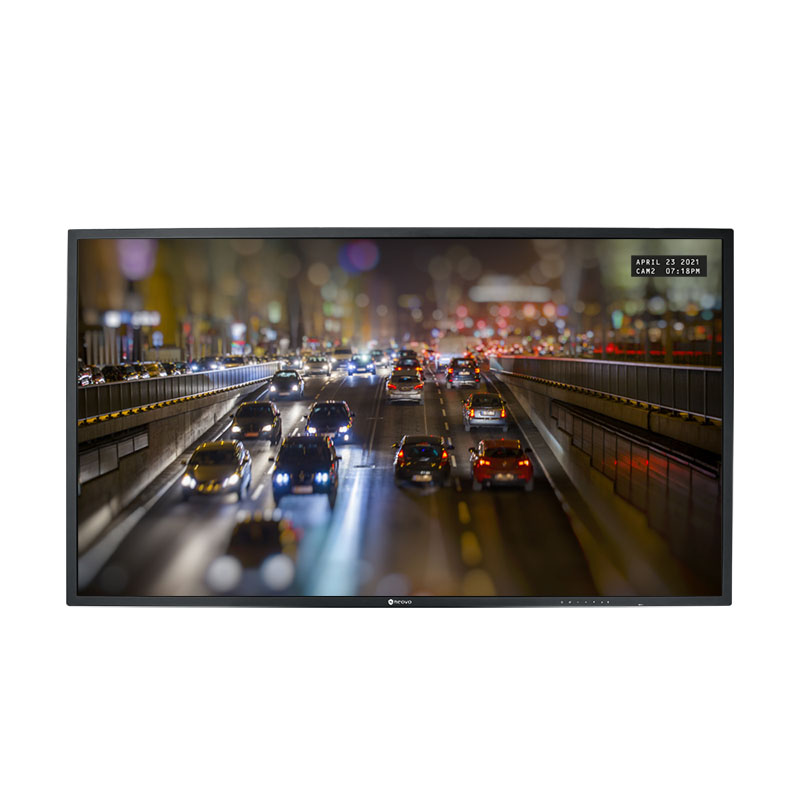 65-Inch 4K Surveillance Display with BNC