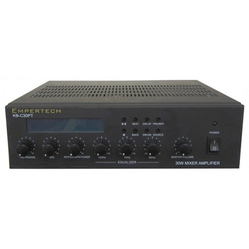 [KB-C60PT] Mélangeur amplificateur 60W avec tuner radio FM et lecteur MP3 