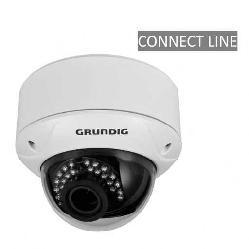 [GCT-K1326V] Dôme HD-TVI 2MP Objectif varifocale 2,8-12mm WDR IP66  IK10 