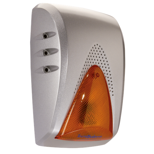 [TA-SAEL2010BUS] Sirène auto-alimentée avec clignotant à LED orange Couleur Blanc RSC