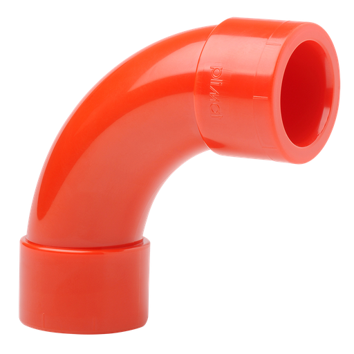 [TFCR-2590] Coude de 90°en ABS, Dia. 3/4", épaisseur 1,9mm, vendu en paquet de 10