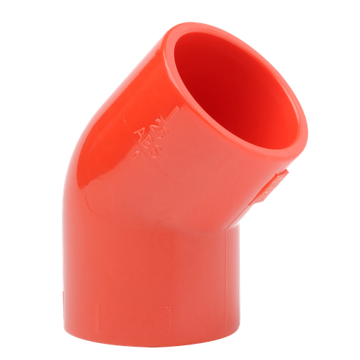 [TFCR-2545] Coude de 45°en ABS, Dia. 3/4", épaisseur 1,9mm, Vendu en paquet de 10