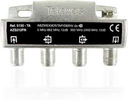 [TVS-5130] Dérivateur 5...2400MHz “F” 2D 12dB Intérieur