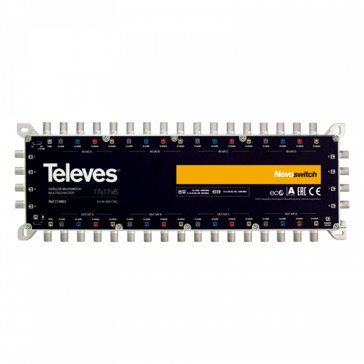 [TVS-714801] Multiswitch 17x17x8 “F” Terminal/Cascadable