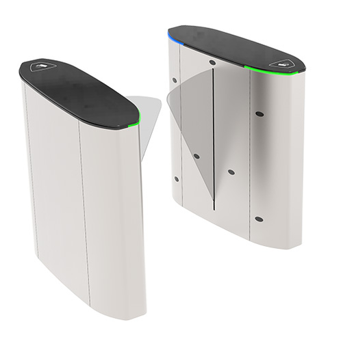 [OZ-HG02GL-C] Couloir rapide centré en Inox 30 et verre trempé 