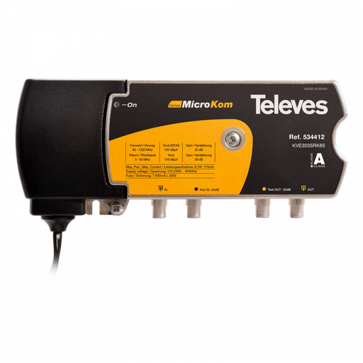 [TVS-534412] Amplificateur MicroKom (1GHz – Gain: 30/35dB)